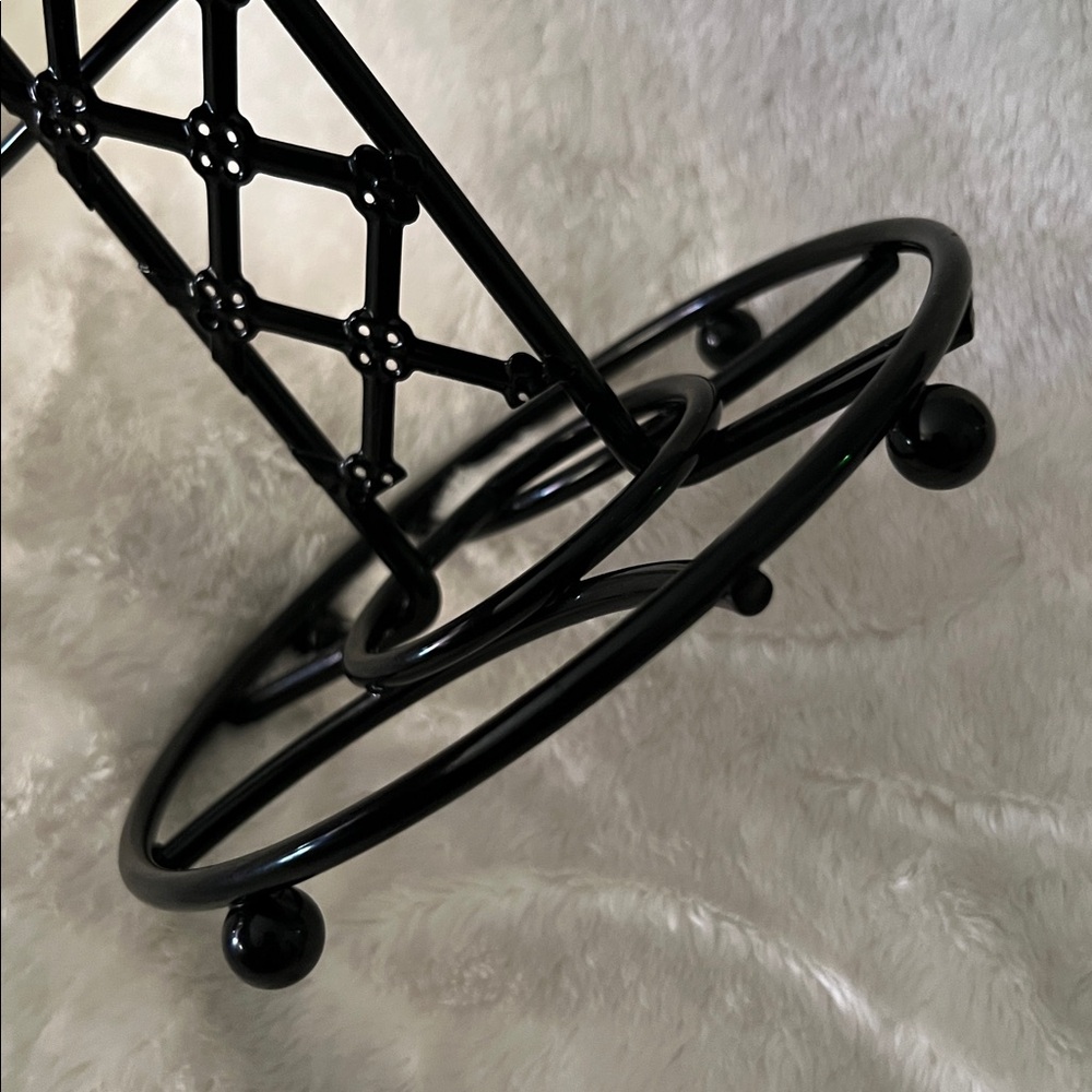 NWOT โ๏ธ 15โ BLACK METAL COFFEE 6- CUP/MUG COUNTERTOP DISPLAY RACK STAND HOLDER - Picture 4 of 5